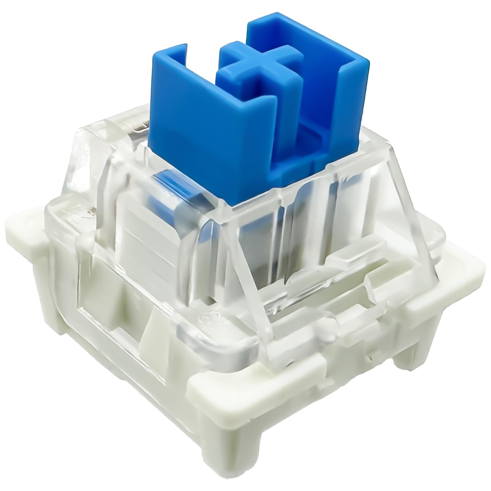 Zjmehty Outemu(Gaote) Blue Switches for MX Mechanical Gaming Keyboard 3-Pin 50gf Clicky/RGB/DIY Replaceable/Dustproof Switches(Blue 36pcs)