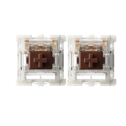kutethy Gateron G White Clear Pro Switches, Pre-lubed 3pin RGB SMD Linear, 72 PCS, Clear, for Gaming Mechanical Keyboards