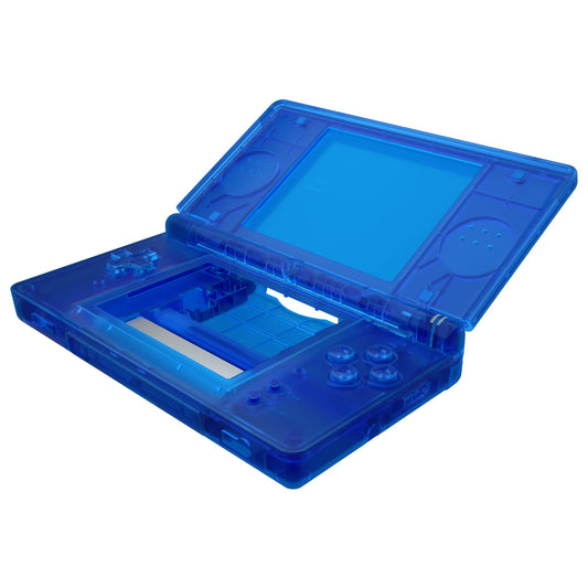 eXtremeRate Clear Blue Replacement Full Housing Shell for Nintendo DS Lite  Custom Handheld Console Case Cover with Buttons  Screen Lens for Nintendo DS Lite NDSL - Console NOT Included