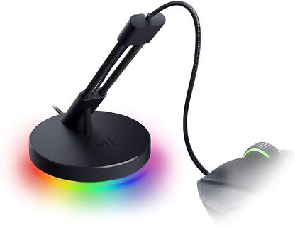 Razer Mouse Bungee V3 Chroma - RGB Cable Holder with Heavy Base, Black, Model RC21-01520100-R3M1