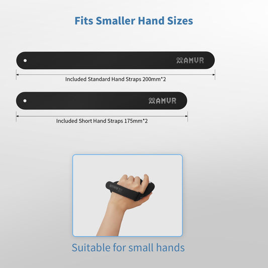 AMVR Shortened Hand Straps for Oculus Quest 3 - Comfortable Grip for Small Hands, Model Q3HSS