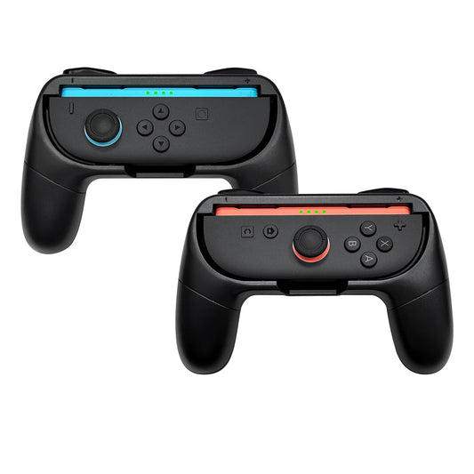 RAVEtone Hand Grips for Nintendo Switch 2 Joy-Con, Ergonomic Joy-Con Controller Grips Handle Kit Accessories for Switch 2 2025 A