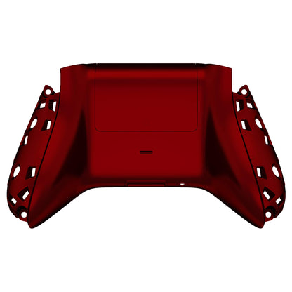 eXtremeRate Custom Back Cover Shell for Xbox Controller - Scarlet Red Replacement Battery Cover & Bottom Shell, Model BX3P303