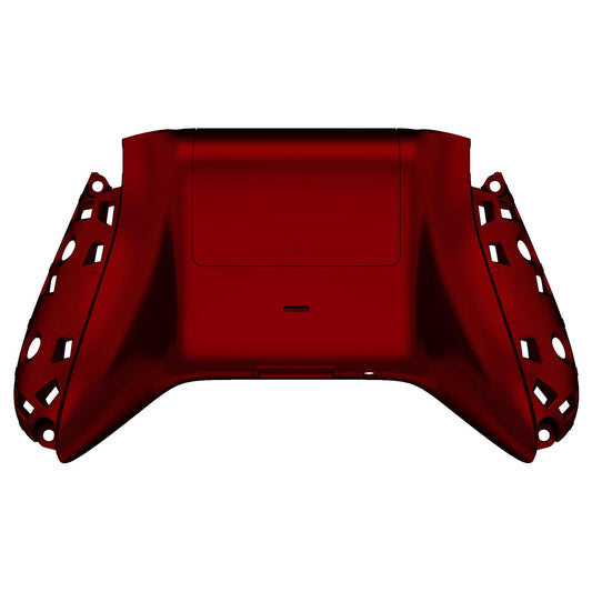 eXtremeRate Custom Back Cover Shell for Xbox Controller - Scarlet Red Replacement Battery Cover & Bottom Shell, Model BX3P303
