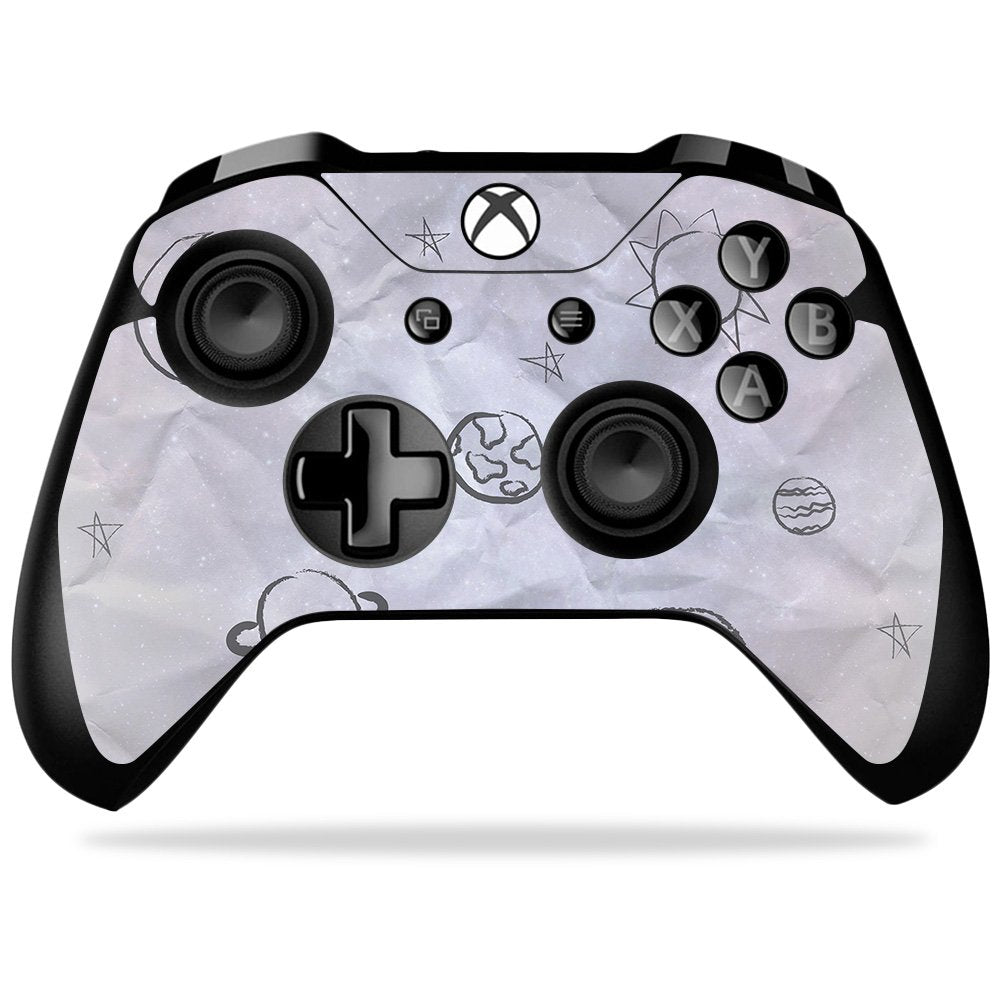 MIGHTY SKINS Xbox One X Controller Skin - Kids Outer Space, Durable Vinyl Decal, Easy Apply/Remove, Model MIXBONXCO-Kids Outer Space