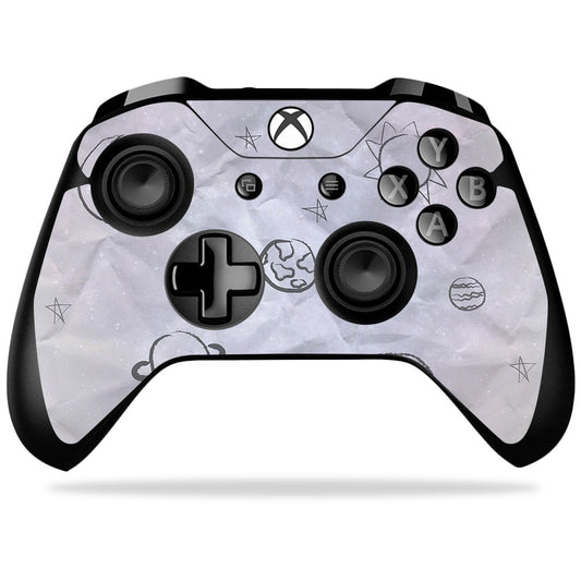 MIGHTY SKINS Xbox One X Controller Skin - Kids Outer Space, Durable Vinyl Decal, Easy Apply/Remove, Model MIXBONXCO-Kids Outer Space
