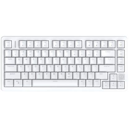 IROK FE75Pro Wireless RGB Mechanical Keyboard, 81 Keys, Hot Swappable, Customizable Backlit, USB-C/Bluetooth, White