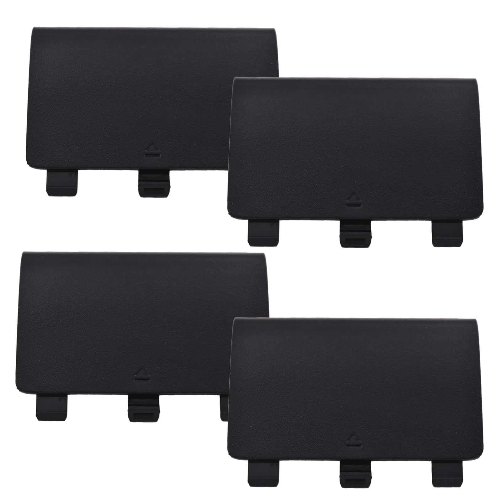 4 Pcs Battery Back Cover for Xbox One/One S/One X Controller[NOT for Xbox Series X/S] Battery Back Shell Covers for Xbox One Controller Replacement Battery Cover Door Compatible with Xbox One(Black)