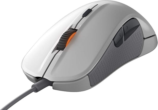 SteelSeries Rival 300 Optical Gaming Mouse - White, Model 62354