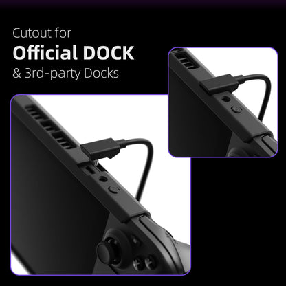 Skull & Co. GripCase SD for Steam Deck - Black, Soft Protective Case with Textured Grips, Shock-Absorption, Non-Slip Design