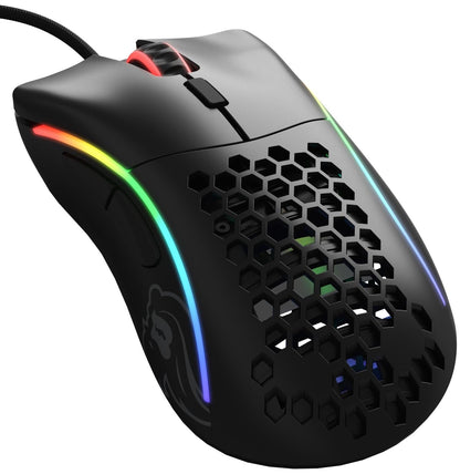 Glorious PC Gaming Race Model D Minus Honeycomb Gaming Mouse - Superlight RGB, 62g, Matte Black Wired