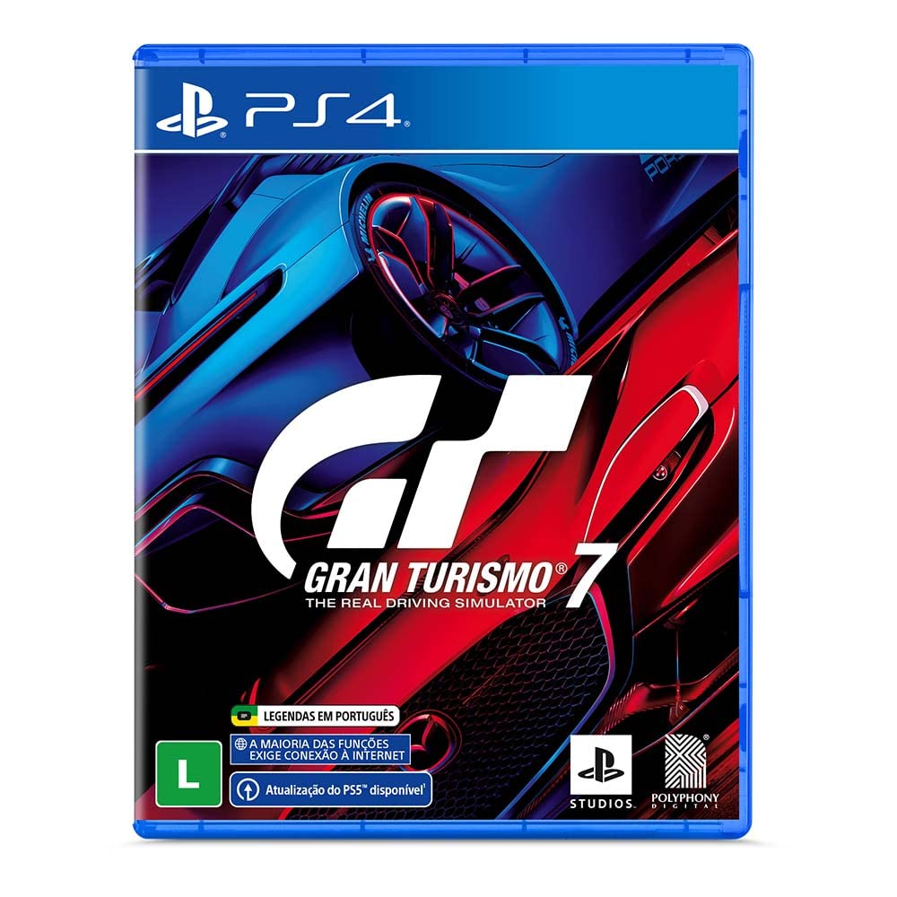 PlayStation Gran Turismo 7 for PS4 - Gray, Model 3005338, Racing Game