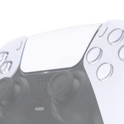 eXtremeRate Replacement Touchpad Cover for PS5 Controller - Custom White, Compatible with BDM-010/020/030/040/050 Models