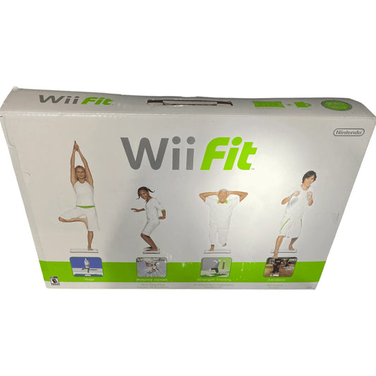 Nintendo Wii Fit Game with Balance Board - Model RVLRRFNE, Fitness Fun for All Ages