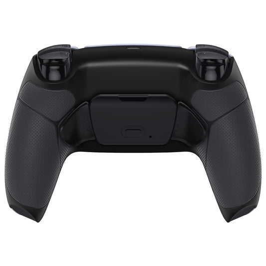 eXtremeRate Black Rubberized Grip Programable Rise 2.0 Remap Kit for PS5 Controller BDM-010 BDM-020 Models  Custom Upgrade Board & Redesigned Back Shell & Back Buttons Set for PS5 Controller