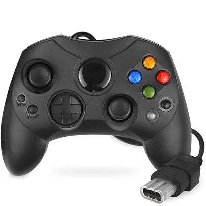 Yioone Xbox Controller Replacement - S-Type Classic Controller for Original Xbox Console - Black