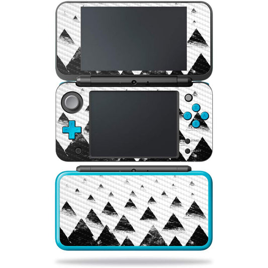MightySkins Carbon Fiber Skin for Nintendo New 2DS XL - Black Hills | Protective  Durable Textured Carbon Fiber Finish | Easy to Apply  Remove  and Change Styles | Made in The USA