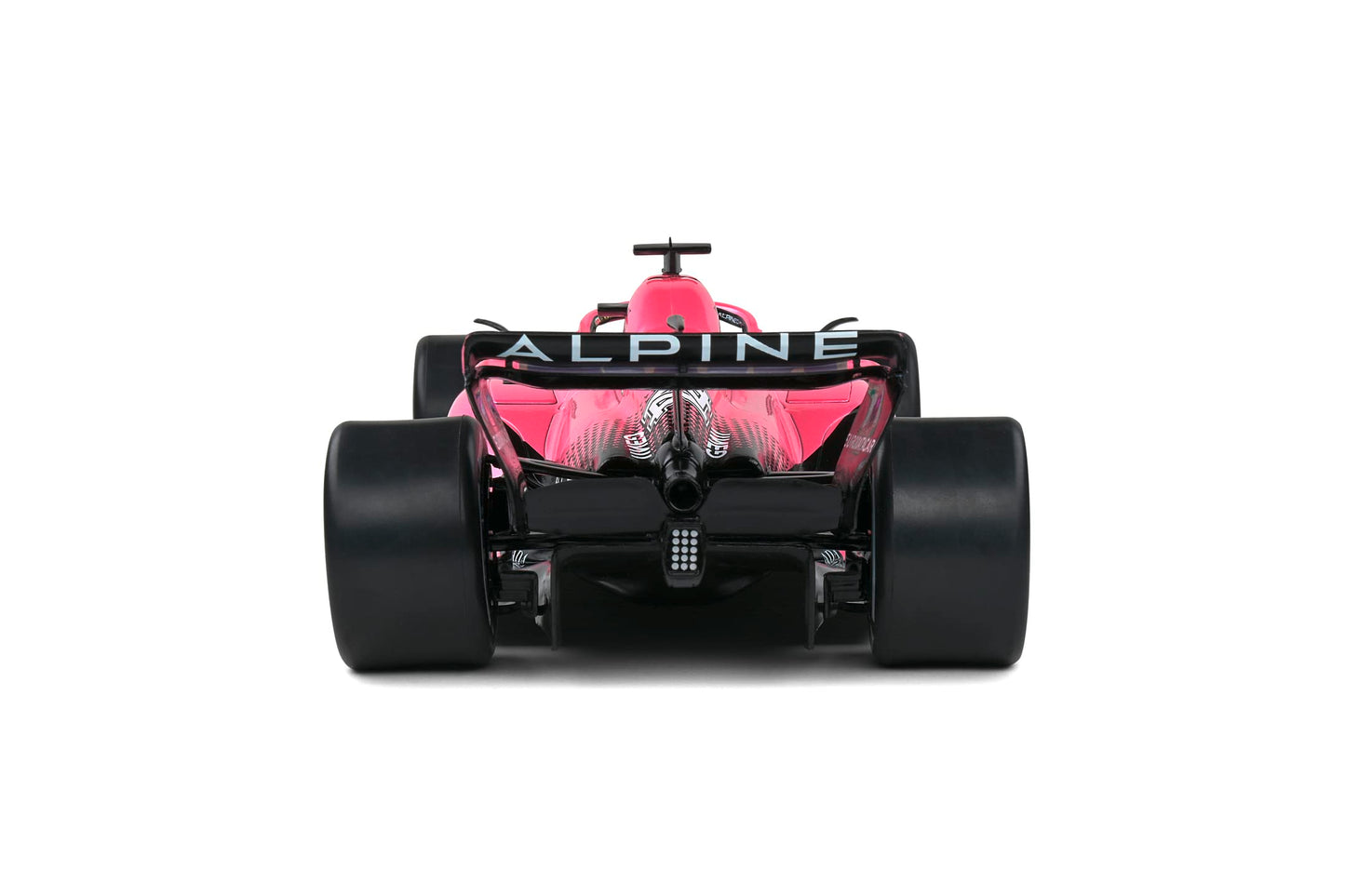 Solido ALP A522 Bahrain GP 2022 Model 1/18 Medium Pink Diecast Car