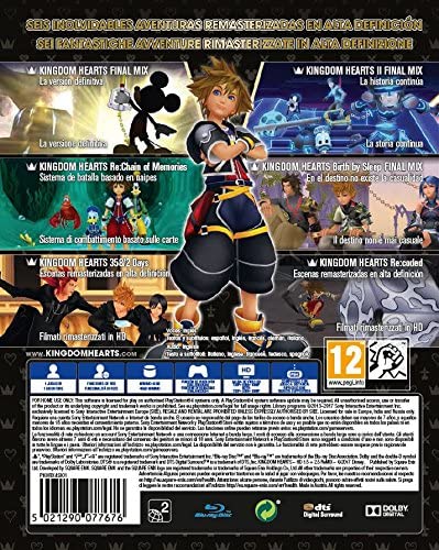 Square Enix Kingdom Hearts HD 1.5 & 2.5 ReMIX Game - Model IC-P4-KDH-1.5&2.5