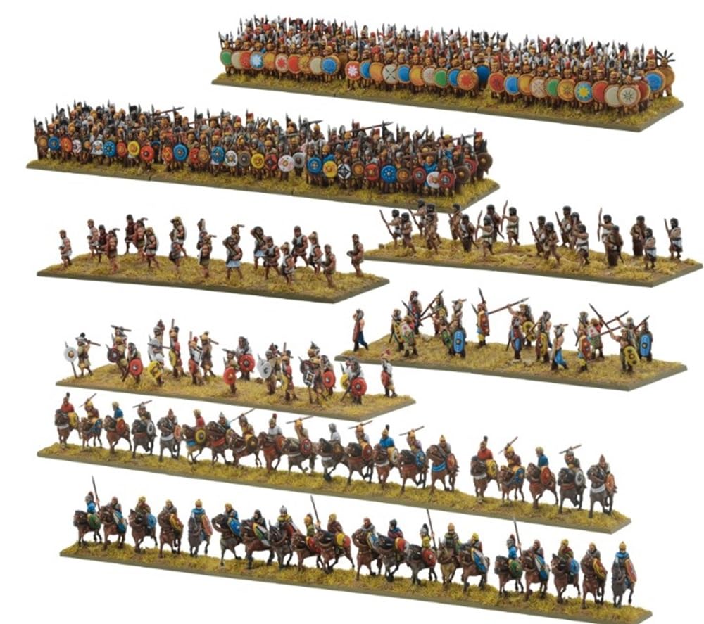 Warlord Games Hail Caesar Roman Britain Miniatures Set - 28mm Plastic Soldiers, 18.5x28.5x6.1cm, Paintable, Model 112010007