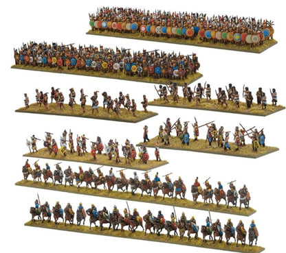 Warlord Games Hail Caesar Roman Britain Miniatures Set - 28mm Plastic Soldiers, 18.5x28.5x6.1cm, Paintable, Model 112010007