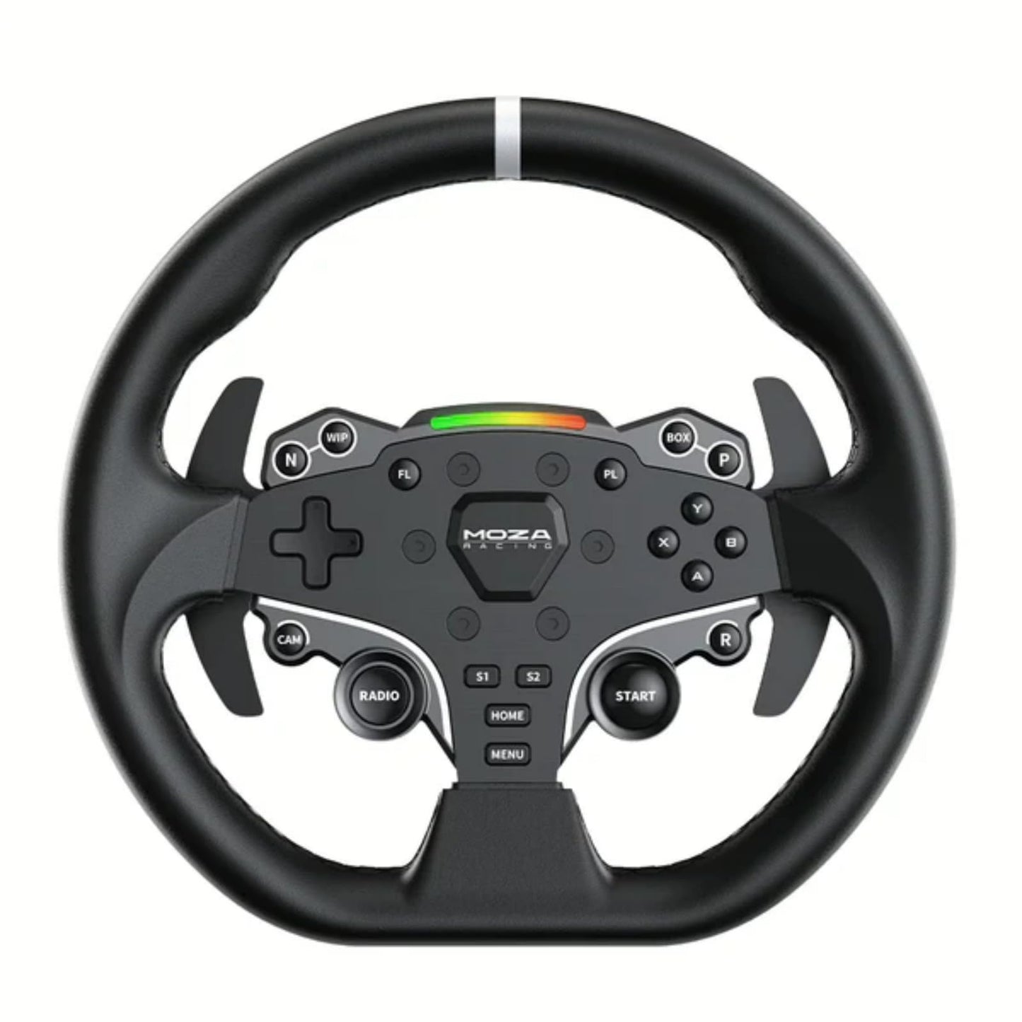 MOZA R3 Racing Wheel and Pedals Bundle for PC, 3.9Nm Direct Drive, 11-inch Steering Wheel, Dark Gray, High-Performance Gaming Simulator