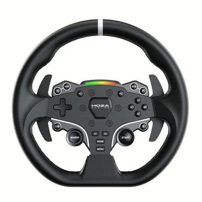 MOZA R3 Racing Wheel and Pedals Bundle for PC, 3.9Nm Direct Drive, 11-inch Steering Wheel, Dark Gray, High-Performance Gaming Simulator