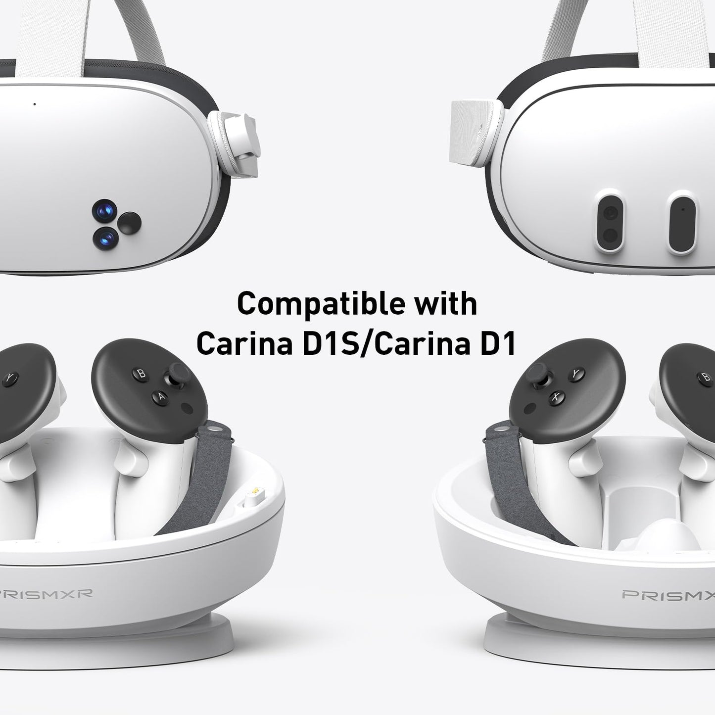 PRISMXR Controller Grips for Meta Quest 3S/3 - Model P1511, Enhanced Comfort, Ergonomic Design