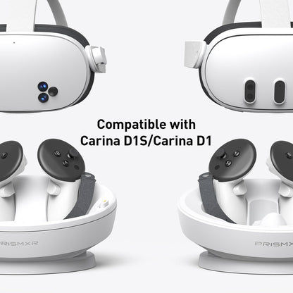 PRISMXR Controller Grips for Meta Quest 3S/3 - Model P1511, Enhanced Comfort, Ergonomic Design