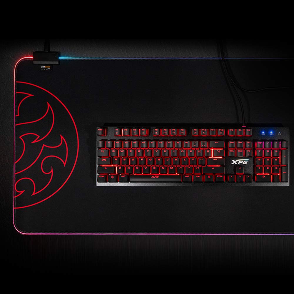 Adata XPG Battleground XL Prime Gaming Mouse Mat - RGB, 4mm Cordura, Anti-Slip, Black, L, Model 75260017