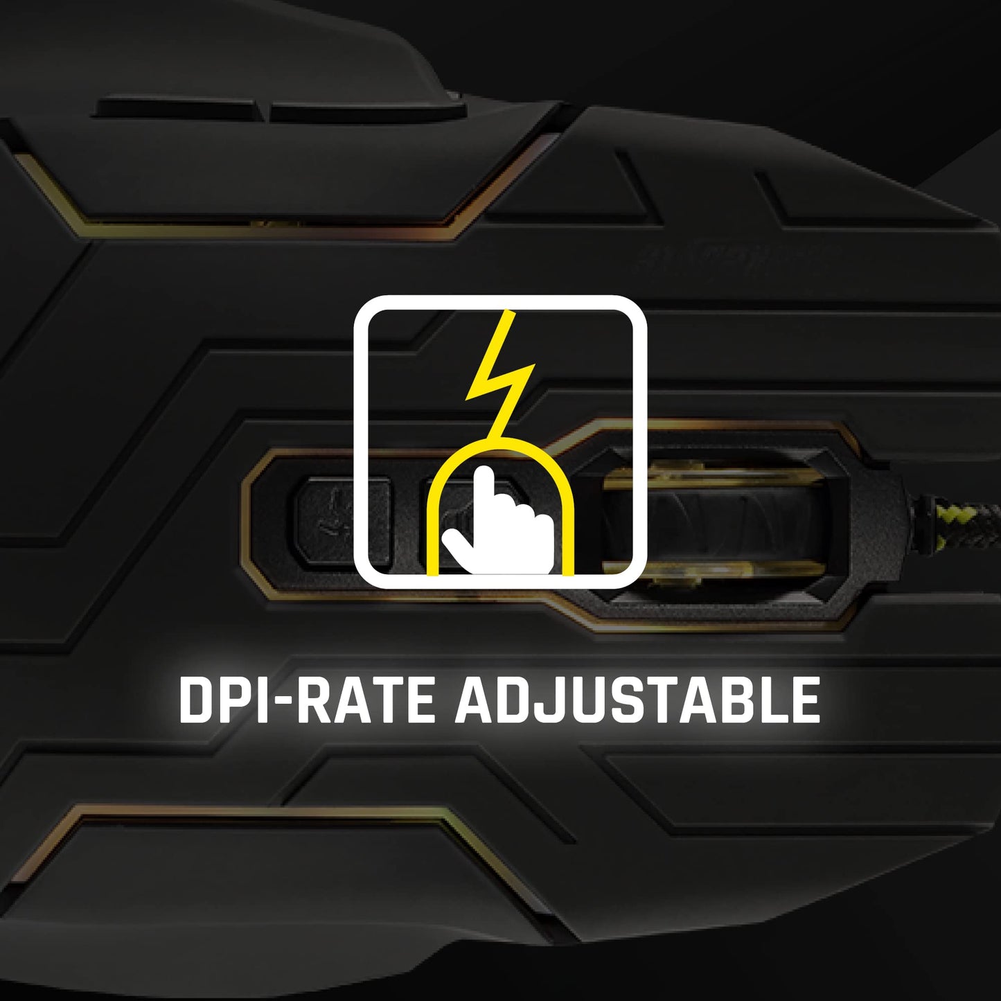 Snakebyte Pro Optical Gaming Mouse - Ergonomic Wired USB, 7 Color LED, Black, Model SB909689