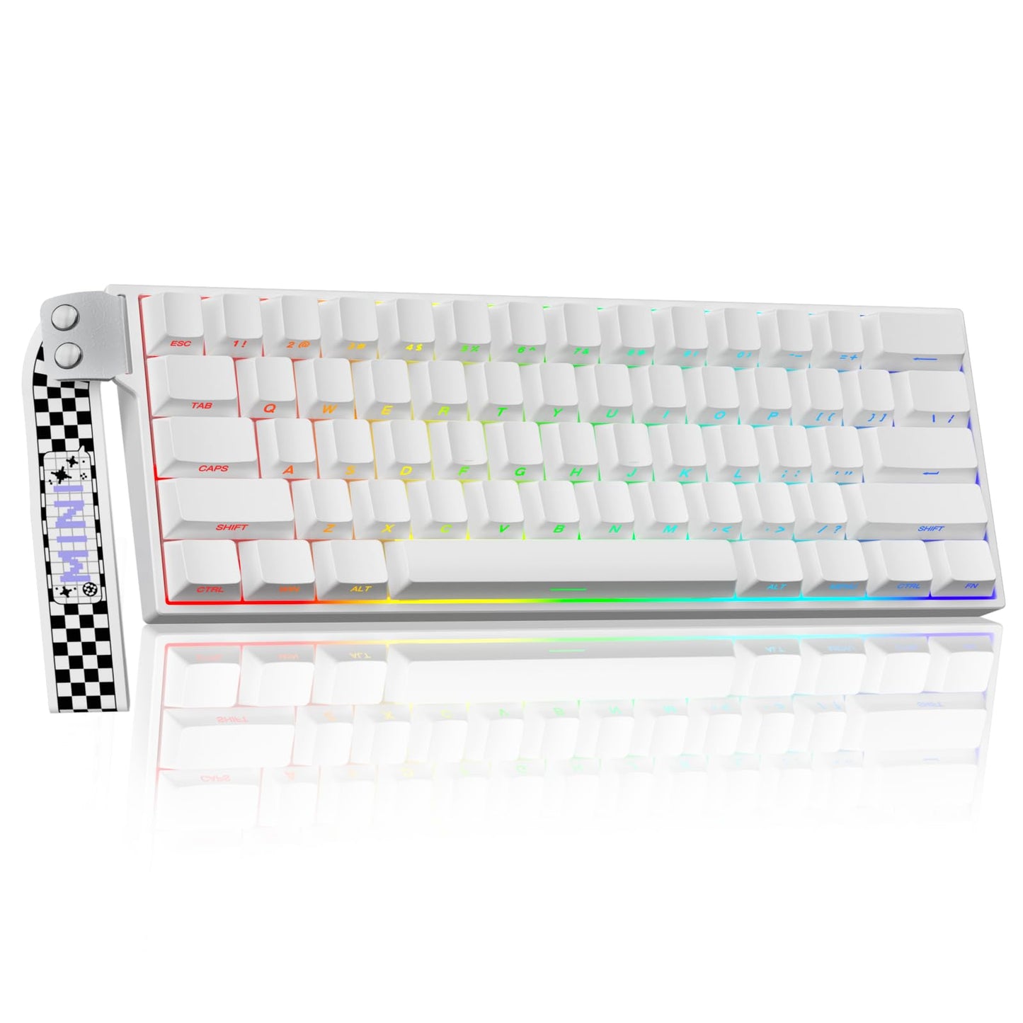 AULA MINI60 HE PRO - 60% Mechanical Gaming Keyboard Wireless  Hall Effect Magnetic Switch Hot Swappable  Adjustable Actuation Rapid Trigger Mode  8000 Hz Polling Rate  60 Percent Compact Design for PC