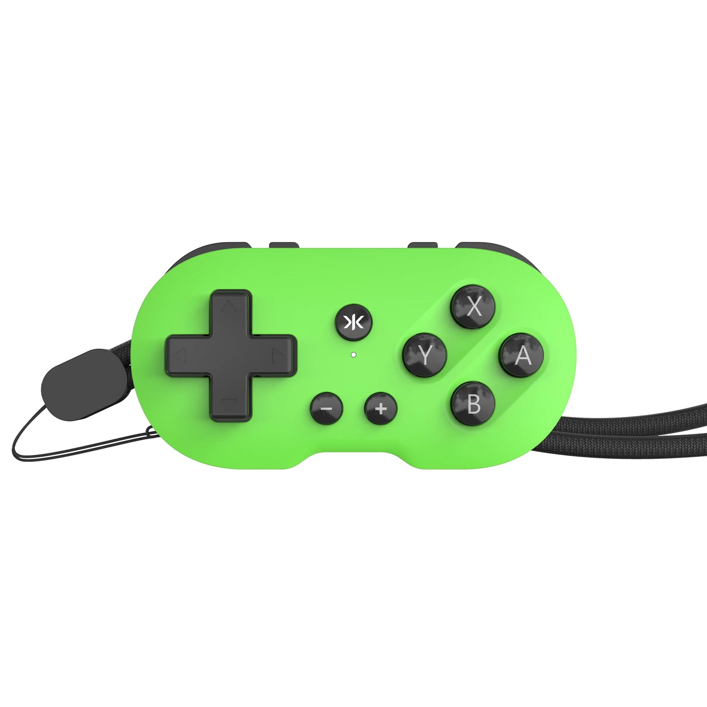 CRKD Collectible Keychain Controller for Nintendo Switch, PC, Mac, Mobile - Mini, Leaf Green, Model 24-AT