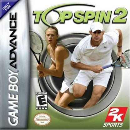 2K Top Spin 2 - Game Boy Advance, Model 710425259111, Classic Tennis Gameplay