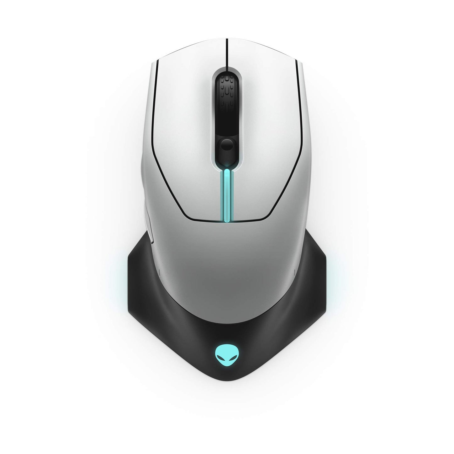 Alienware AW610M Gaming Mouse - 16000 DPI, 350 Hour Battery, 7 Programmable Buttons, RGB Lighting, Lunar Light