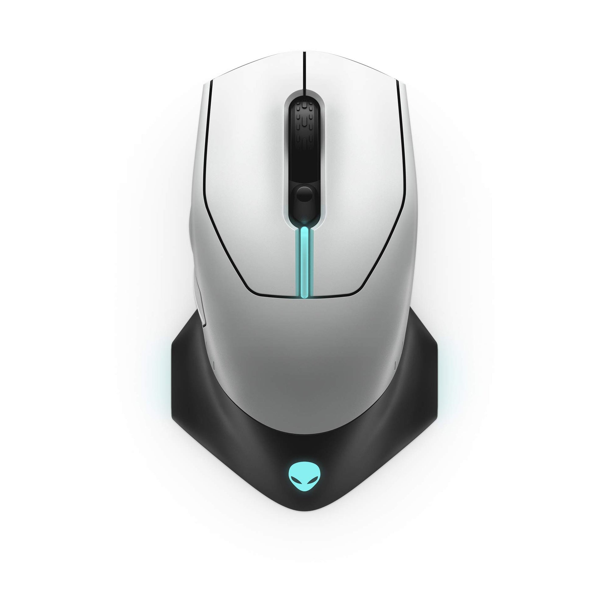 Alienware AW610M Gaming Mouse - 16000 DPI, 350 Hour Battery, 7 Programmable Buttons, RGB Lighting, Lunar Light