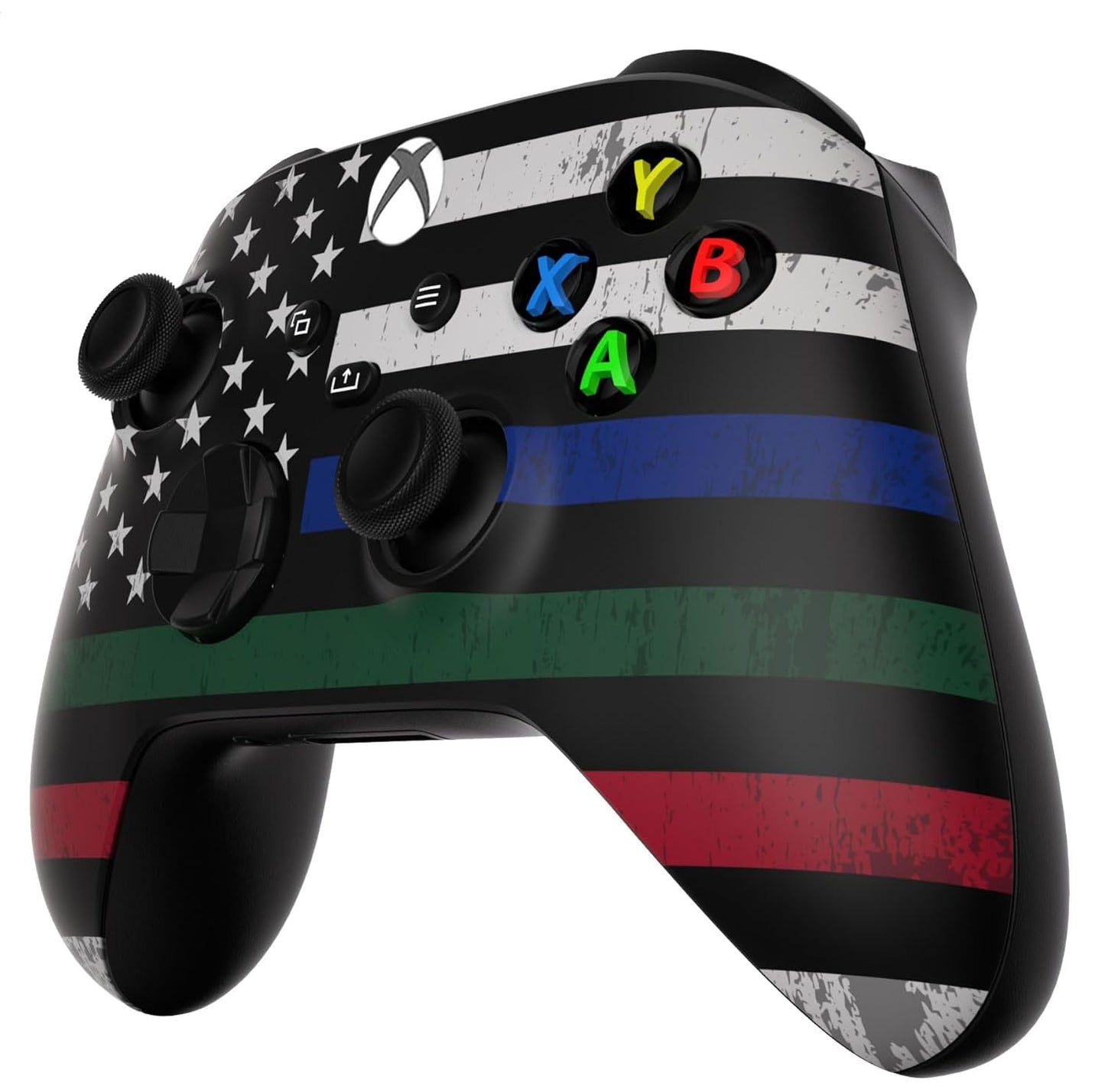Custom Controllerzz Wireless Controller for Xbox Series X/S & One - Soft Touch Feel - X/S Thin Line Tribute