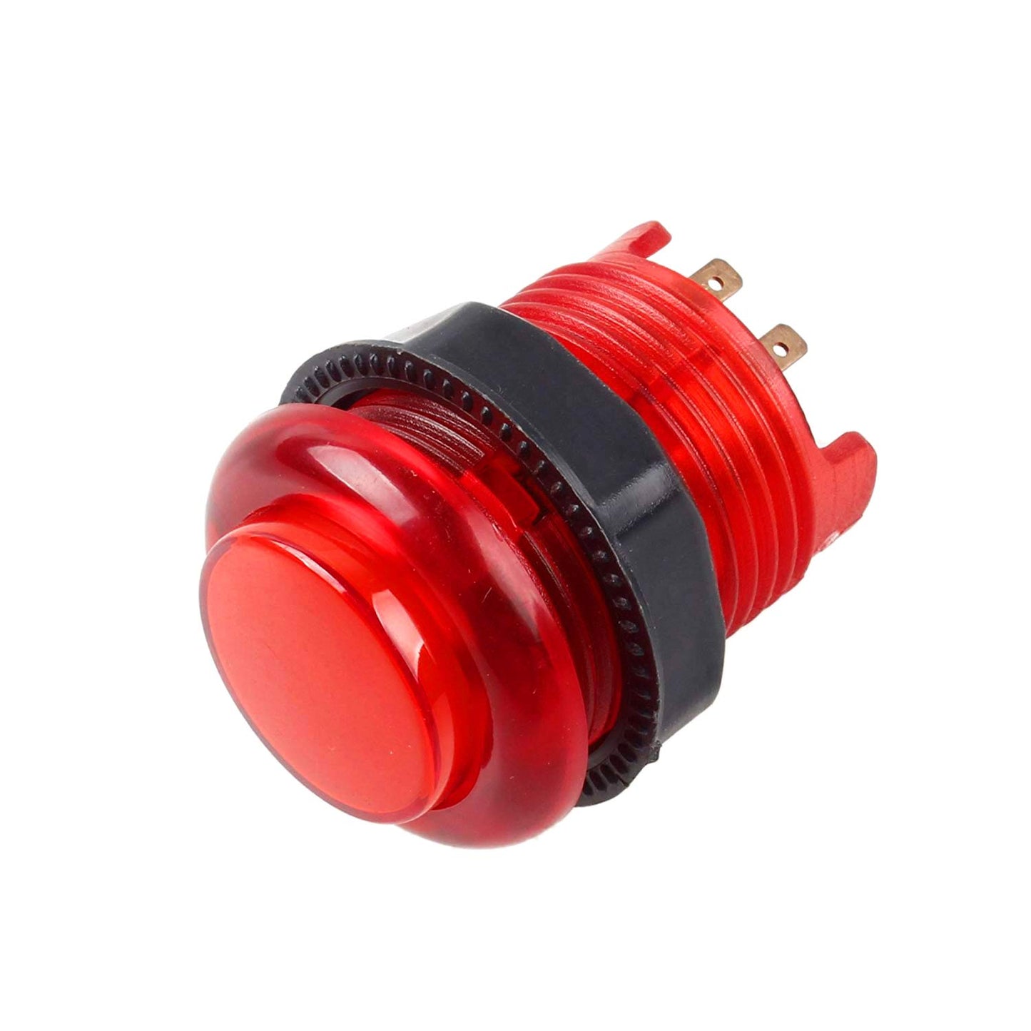EG STARTS Arcade LED Push Button Switch - 5V Illuminated, 30mm, Available in Red, Blue, Yellow, Green for DIY Kits & Games