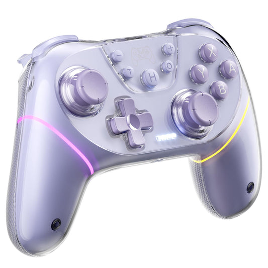 Honghao Switch/Switch 2 Controller Wireless Pro PC Game Controllers For Nintendo Switch/PC/Tesla Model 3/S/X (Purple)