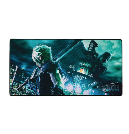 Square Enix Final Fantasy VII Remake Gaming Mouse Pad - 15.8L x 31.5W inches, Multicolor, Model AUG218942