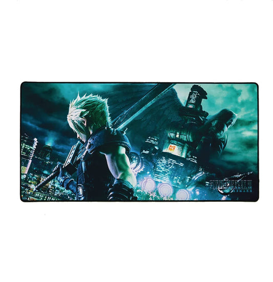 Square Enix Final Fantasy VII Remake Gaming Mouse Pad - 15.8L x 31.5W inches, Multicolor, Model AUG218942