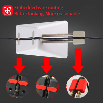 HOTLINEGAMES Mouse Bungee Cord Management System for Esports - New White, Model 741802069610