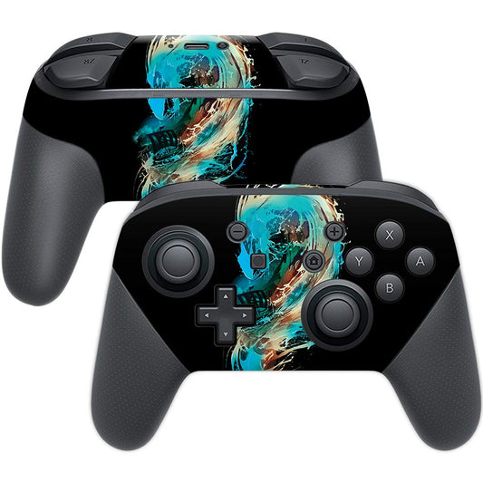 MIGHTY SKINS Nintendo Switch Pro Controller Skin - Big Wave, Durable Vinyl Decal Wrap, Easy Apply/Remove, Model NISWPCOI-Big Wave
