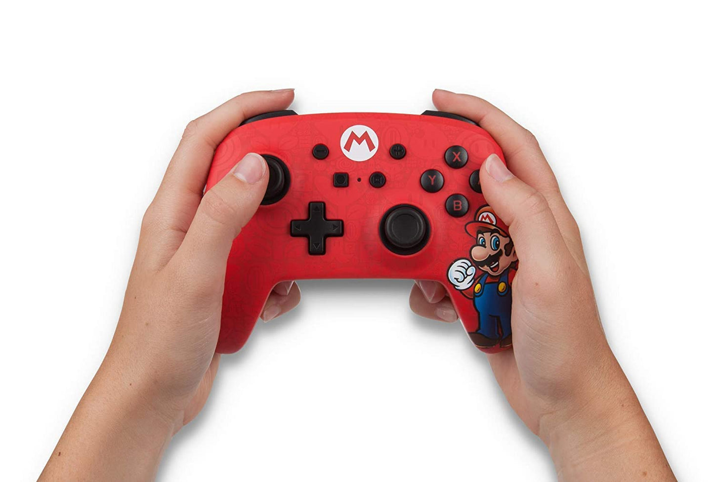 PowerA Wired Controller for Nintendo Switch - Mario, Red, Model 1513569-01