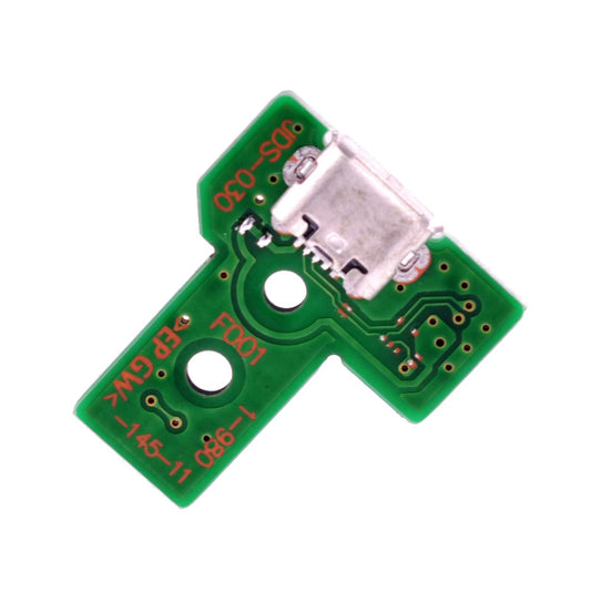 Deal4GO JDS-030 12-pin Micro USB Charging Port Board Socket PCB Replacement for Sony PS4 Controller