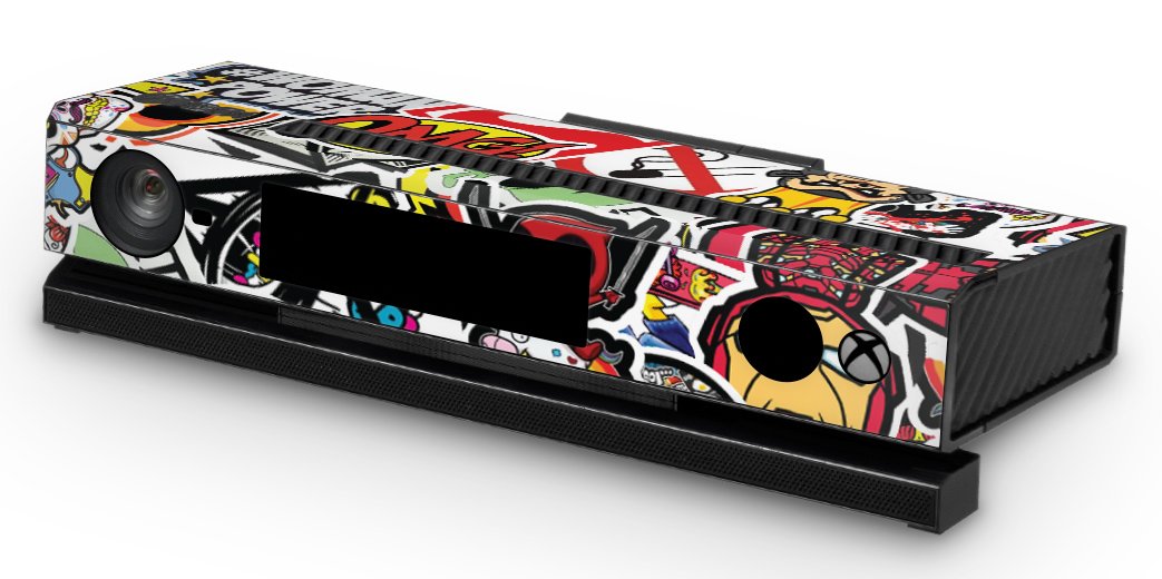 giZmoZ n gadgetZ Xbox STICKERBOMB Console Skin Decal & 2 Controller Skins, Vinyl, GNG-XB-STICKERBOMB-SKINS
