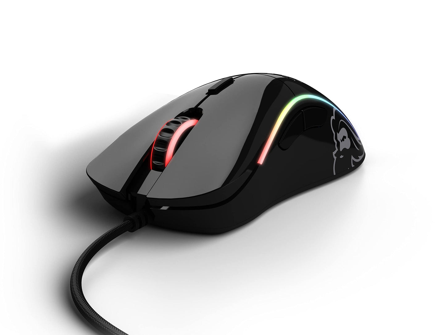Glorious Gaming Model D- Wired Gaming Mouse - 61g, RGB, Ergonomic, Pixart 3360, Glossy Black