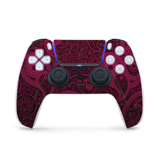 MightySkins Gaming Skin for PS5 / PlayStation 5 Controller - Paisley | Protective Viny wrap | Easy to Apply and Change Style | Made in The USA