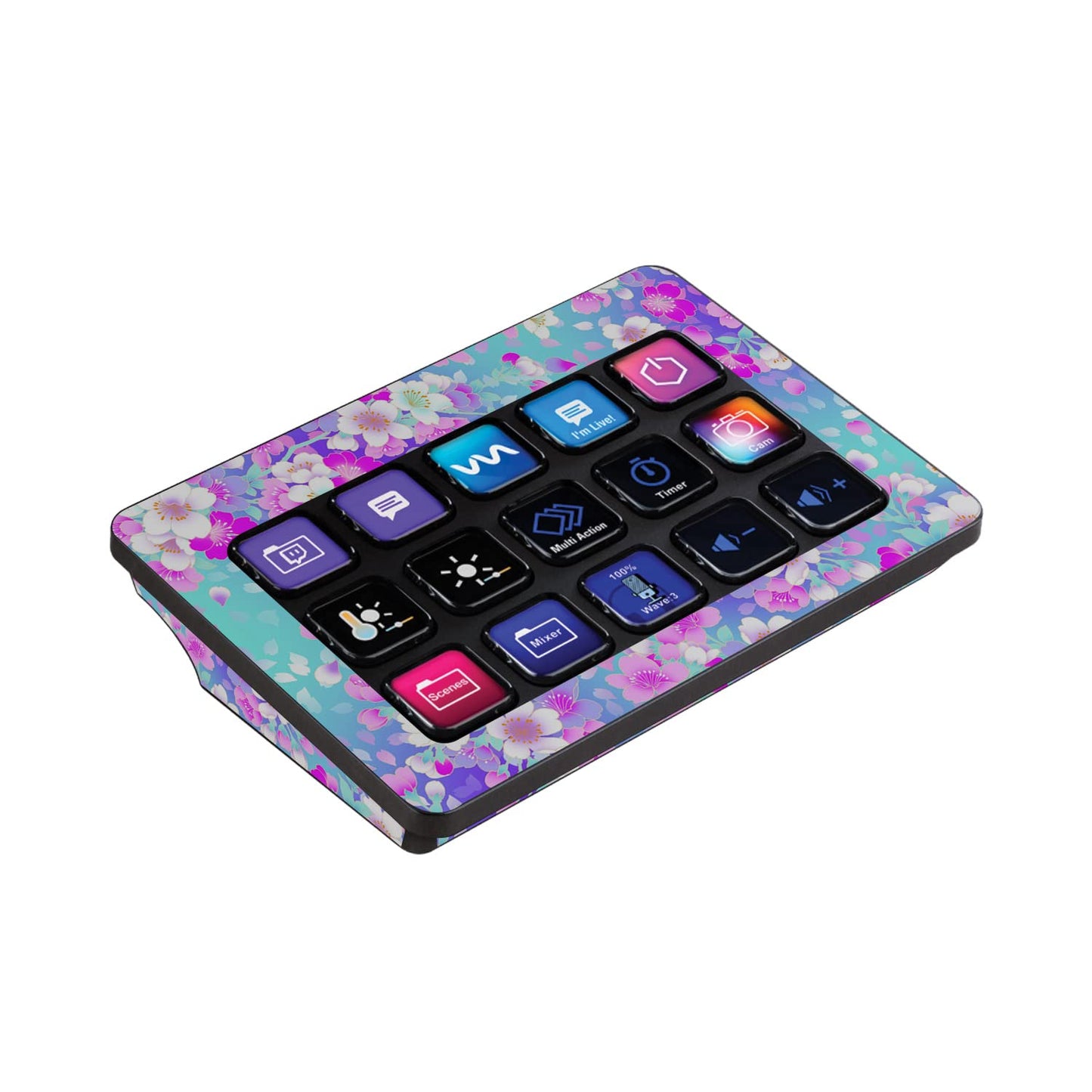 MightySkins Skin Compatible with Elgato Stream Deck MK.2 - in Bloom | Protective  Durable  and Unique Vinyl Decal wrap Cover | Easy to Apply  Remove  and Change Styles | Made in The USA