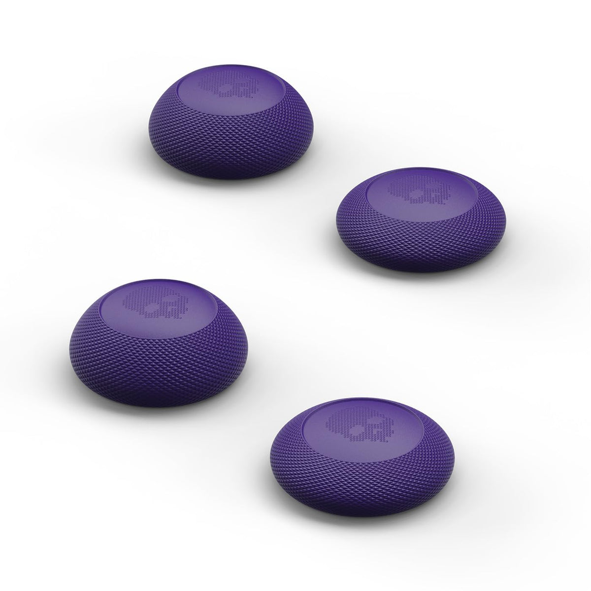 Skull & Co. Convex Thumb Grips Set: Skin  CQC Joystick Cap Analog Stick Cap for Steam Deck and ROG Ally- Purple  2 Pairs (4pcs)